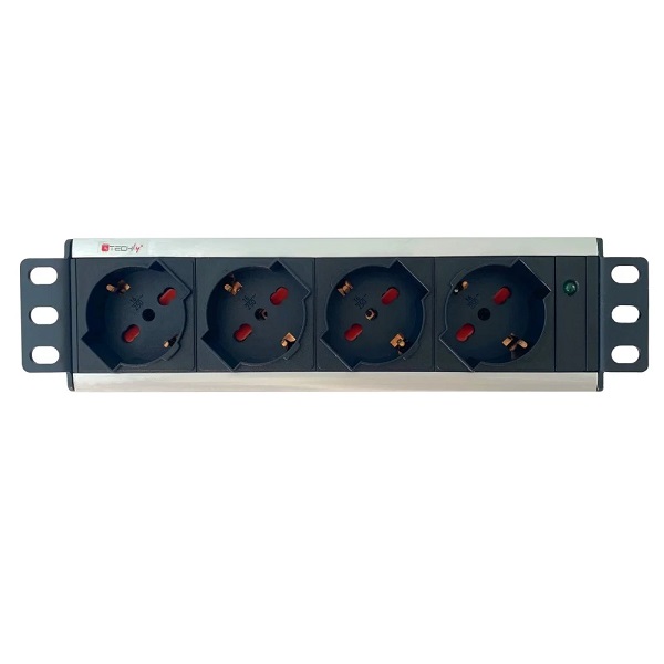 Multipresa 4 posti per Armadio Rack 10"
